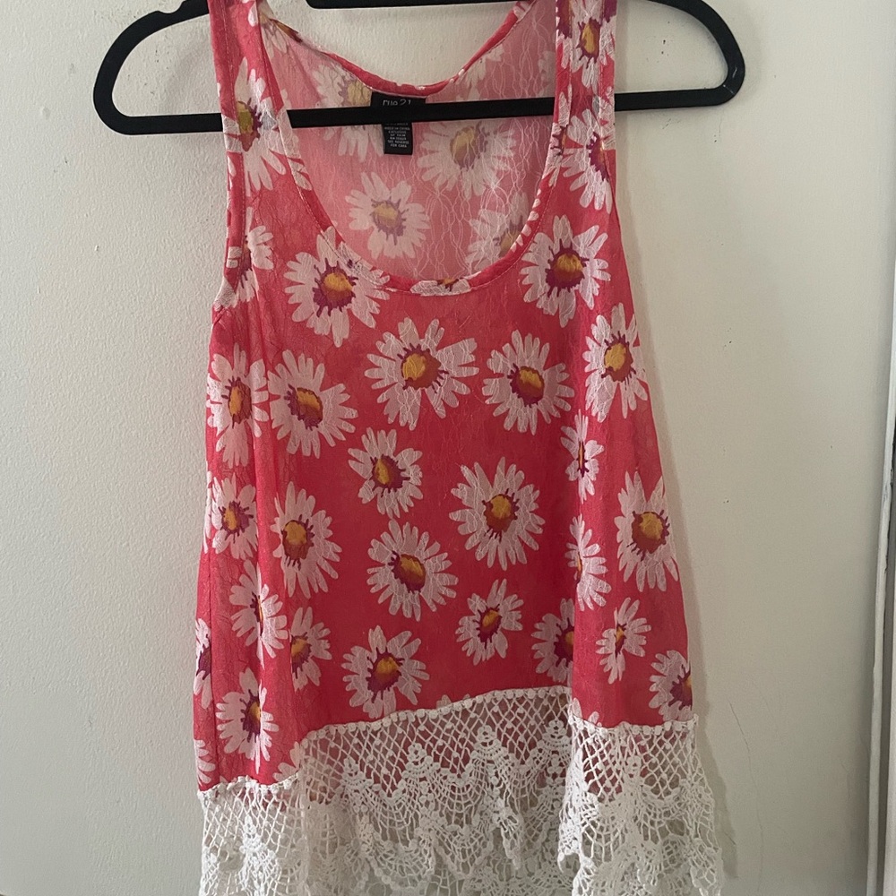 Floral Women’s Floral Tank Too Bundle, Sz L